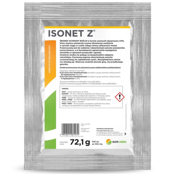 Isonet Z 600 szt. - feromon na przeziernika