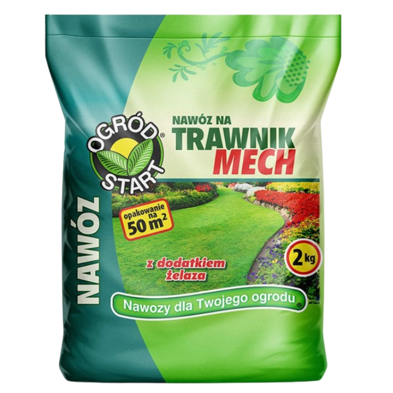 nawóz na trawnik mech 2 kg Ogród - Start