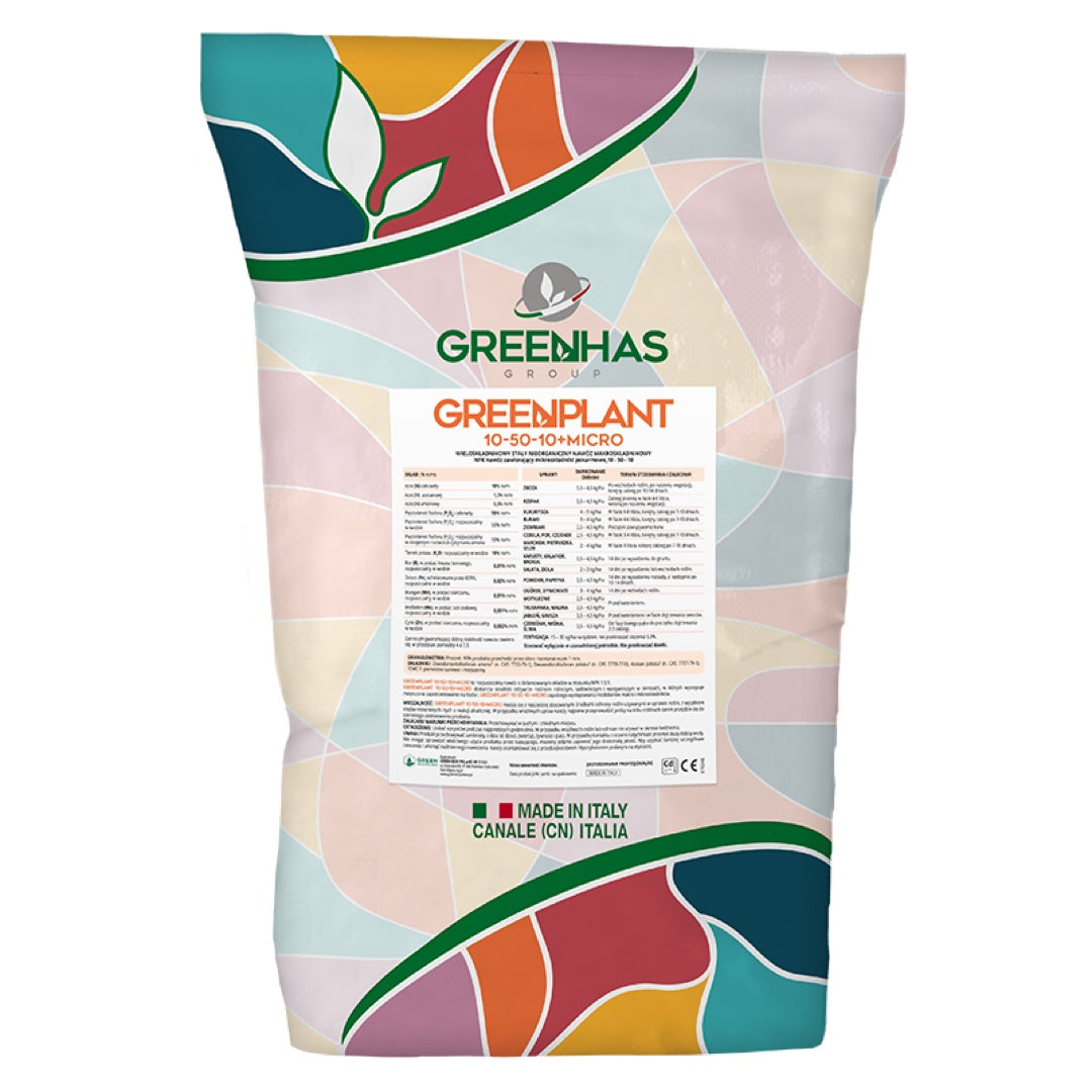 Greenplant NPK 10-50-10 + mikro Green Has, krystaliczny nawóz z fosforem, 10 kg