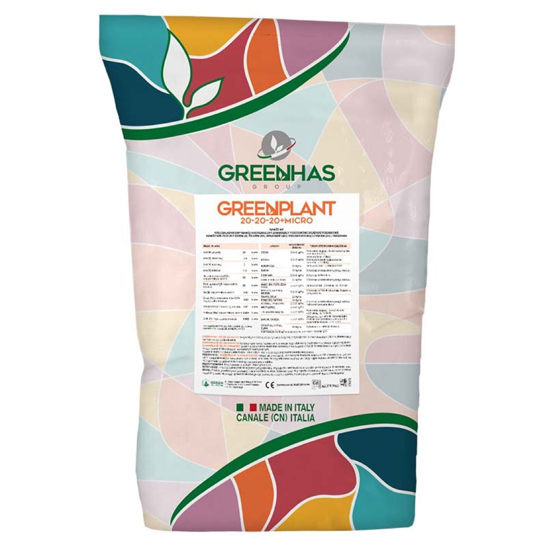 Greenplant NPK 20-20-20 + mikro Green Has, krystaliczny nawóz rozpuszczalny, 10 kg
