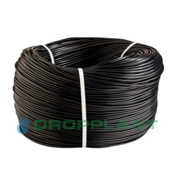 Wężyk PVC Ø 5/3 mm do emiterów patykowych i kroplowników, czarny, Dropplant