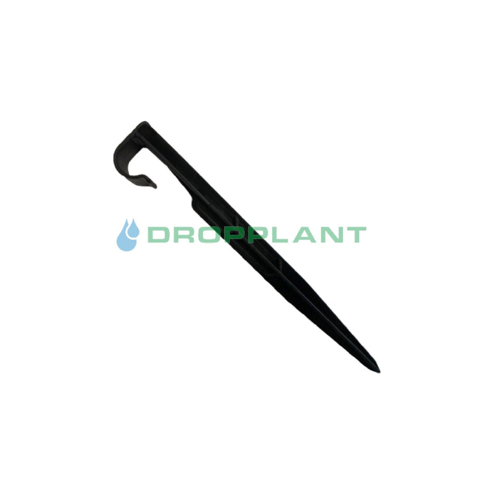 Hak do rur i linii kroplujących krótki 165 mm 16/20 czarny Dropplant