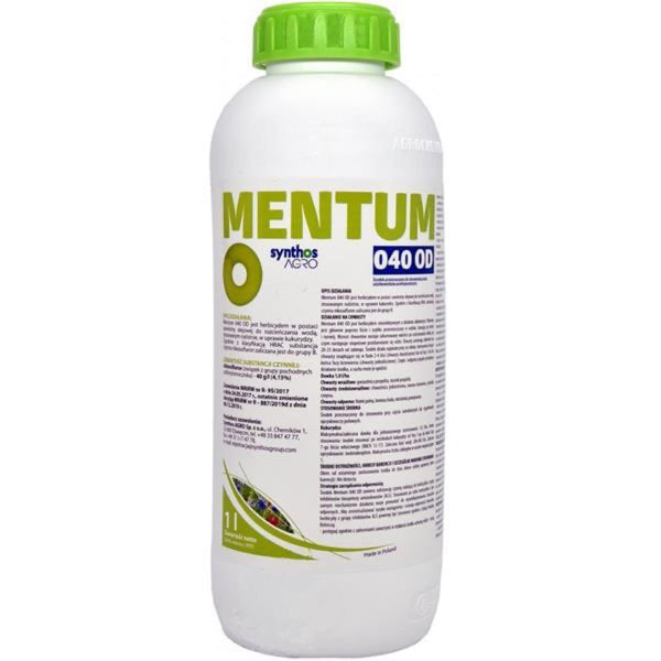 Mentum 040 OD herbicyd Synthos Agro, butelka 1 l