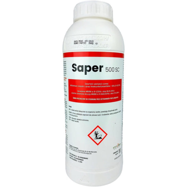 Saper 500 SC herbicyd z diflufenikanem do pszenicy ozimej i pszenżyta 0,5 l
