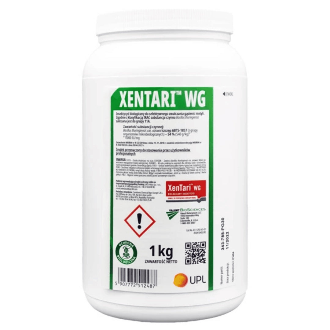 Opakowanie XenTari WG 1 kg, biologiczny insektycyd