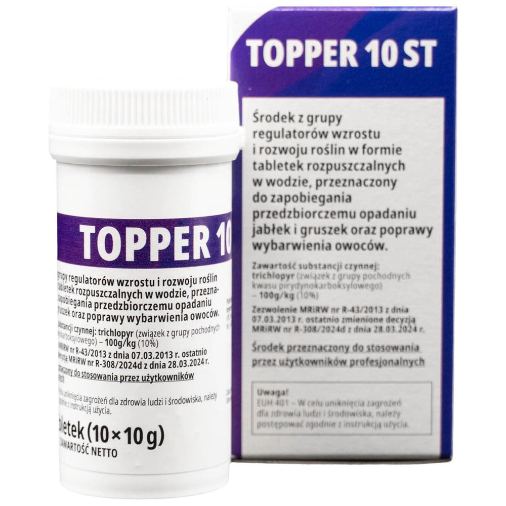 Opakowanie Topper 10 ST 100 g, regulator wzrostu