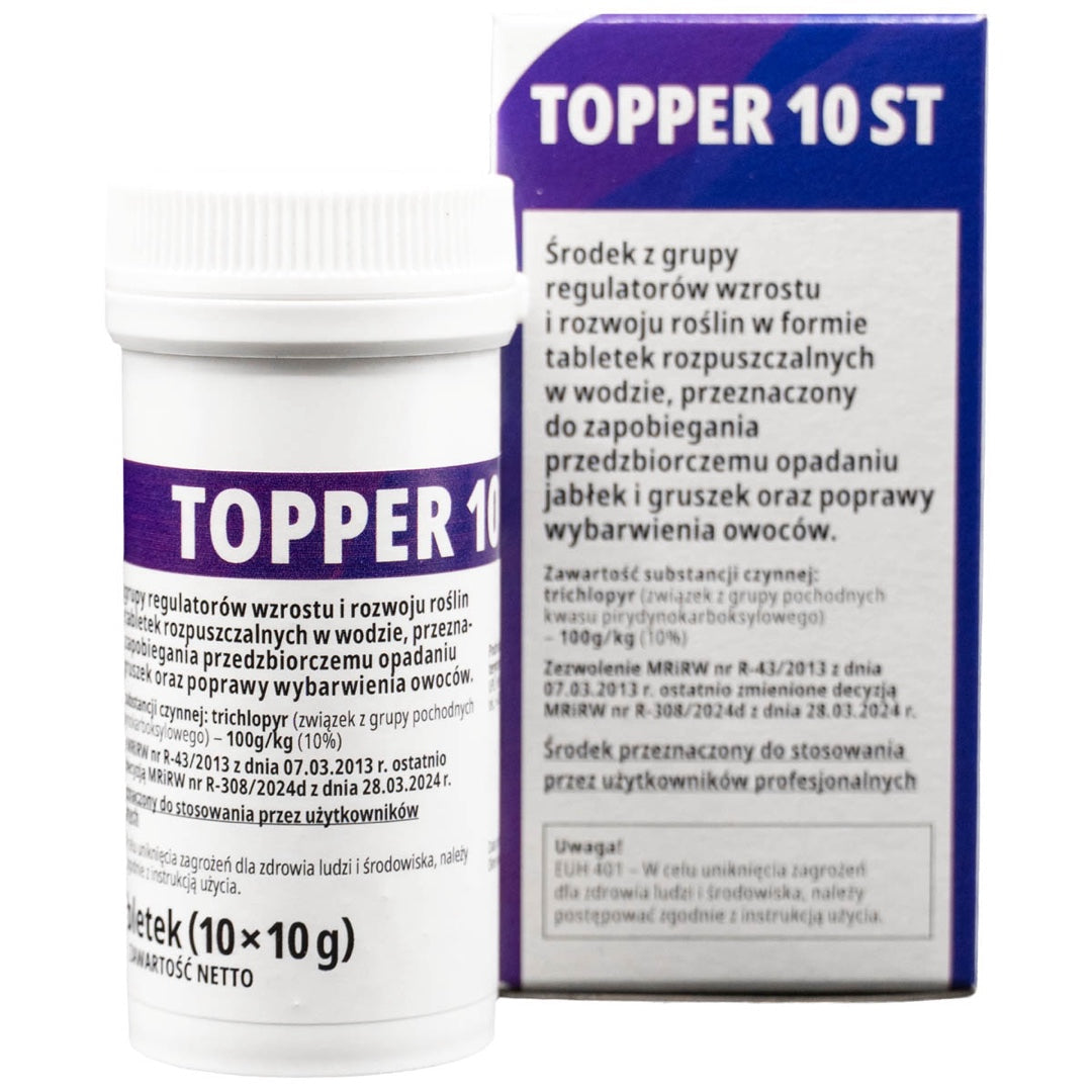 Opakowanie Topper 10 ST 100 g, regulator wzrostu