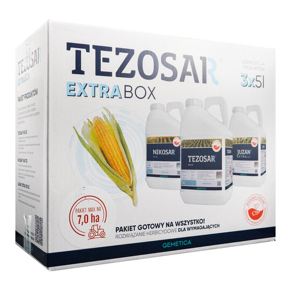 Zestaw Tezosar Extra Box, herbicydy do kukurydzy