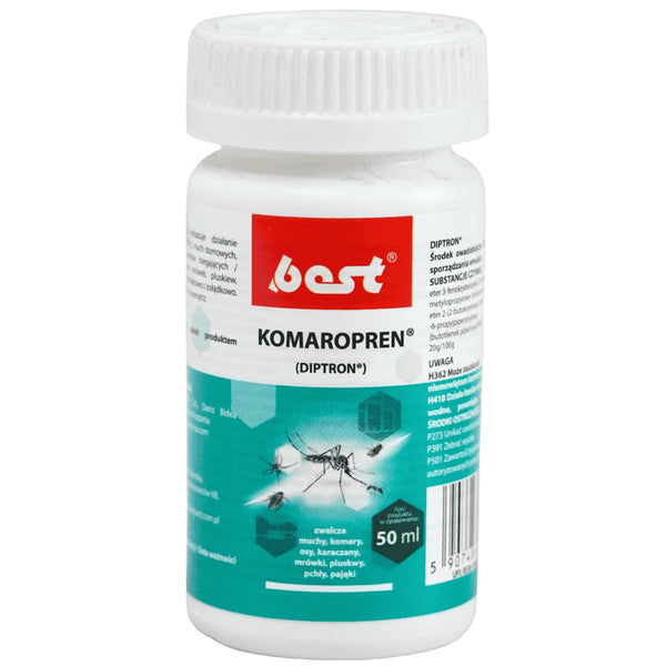Komaropren PBO Best Pest, środek na komary, butelka 50 ml