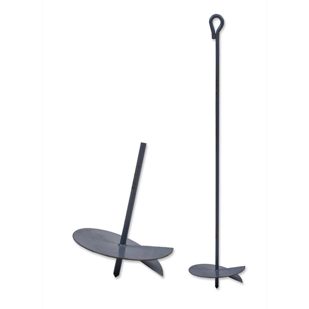 Kotwa sadownicza wkręcana, okrągła, długość 100 cm, 19 i 24 cm
