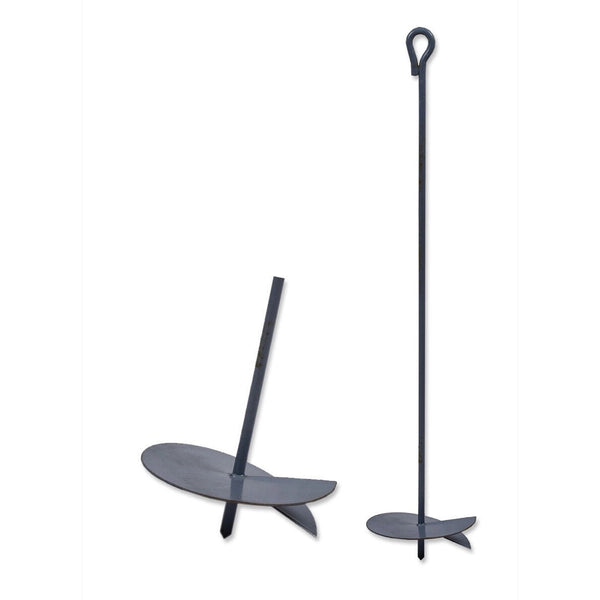 Kotwa sadownicza wkręcana, okrągła, długość 100 cm, 19 i 24 cm