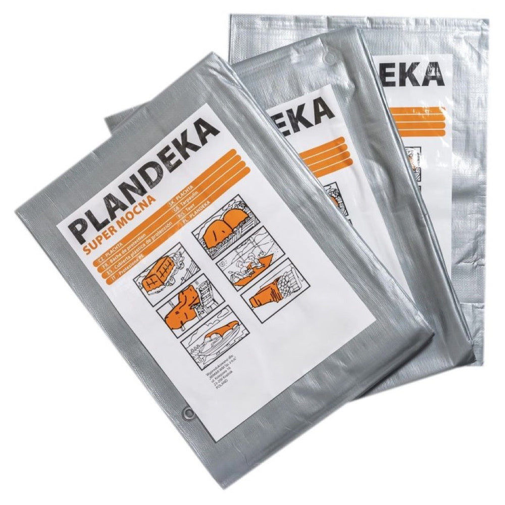 Plandeka srebrna mocna 160 g/m2