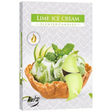 Podgrzewacze zapachowe Bispol Lime Ice Cream, lody limonkowe, 6 sztuk