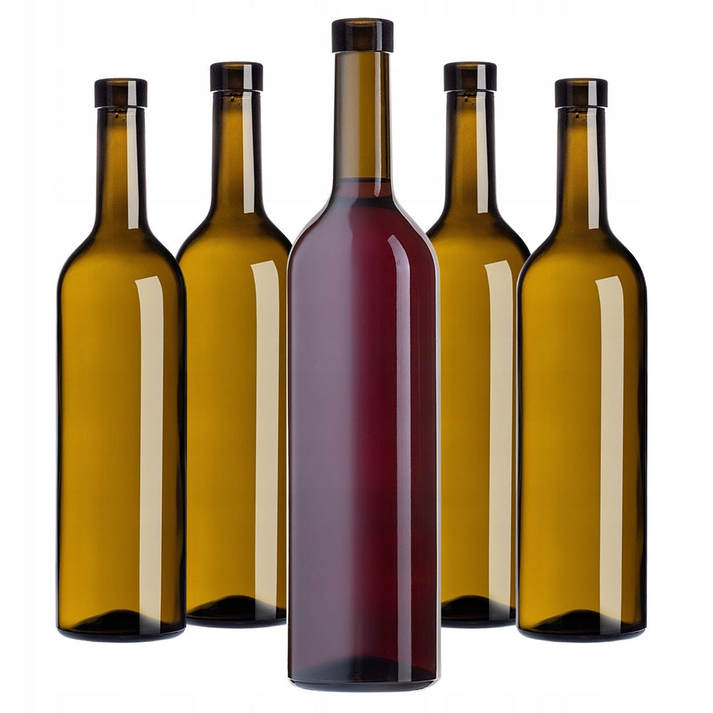 Butelki szklane 0,75 l na wino i sok