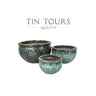 Doniczka ceramiczna Tin Tours DCV-0115, komplet doniczek ceramicznych