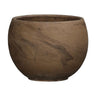 Donica terakotowa Kula 26 cm Cermax, wariant basalt
