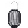 Lampion metalowy Bissau 19 x 19 x 30 cm, czarny
