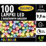 Lampki LED 100 diod Bulinex, multikolor, 9,9 m, opakowanie