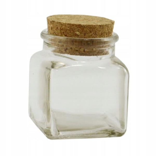Słoiczek szklany 80 ml z korkiem PAN6784
