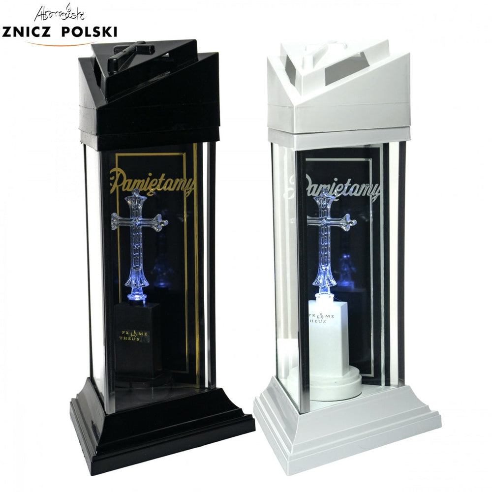 Znicz LSW34 trójkąt z krzyżem LED