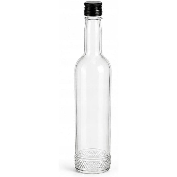 Butelka szklana Kryształ 0,5 l z zakrętką