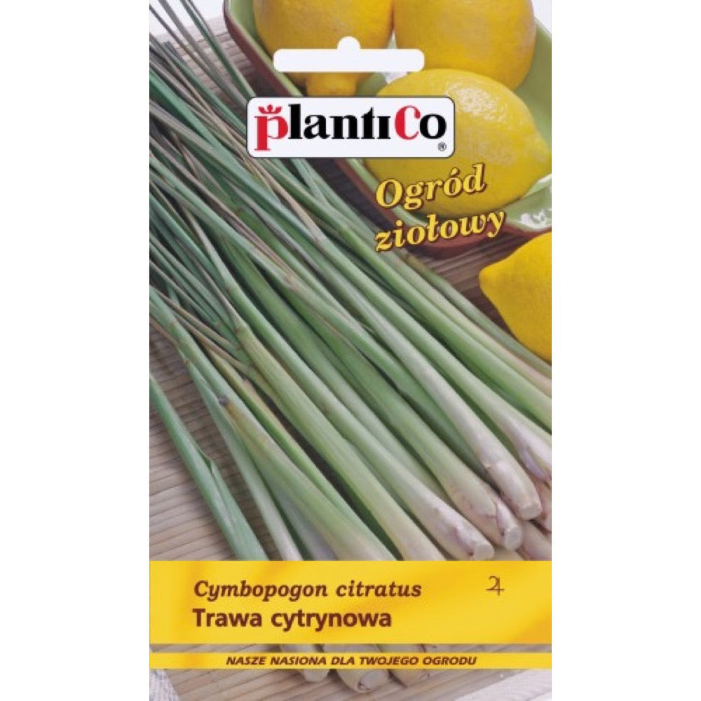 Opakowanie nasion: Trawa cytrynowa, PlantiCo