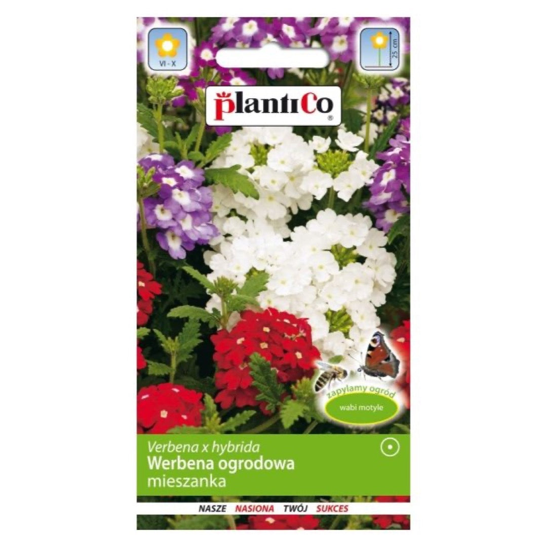 Werbena ogrodowa mieszanka PlantiCo, opakowanie nasion 0,5 g