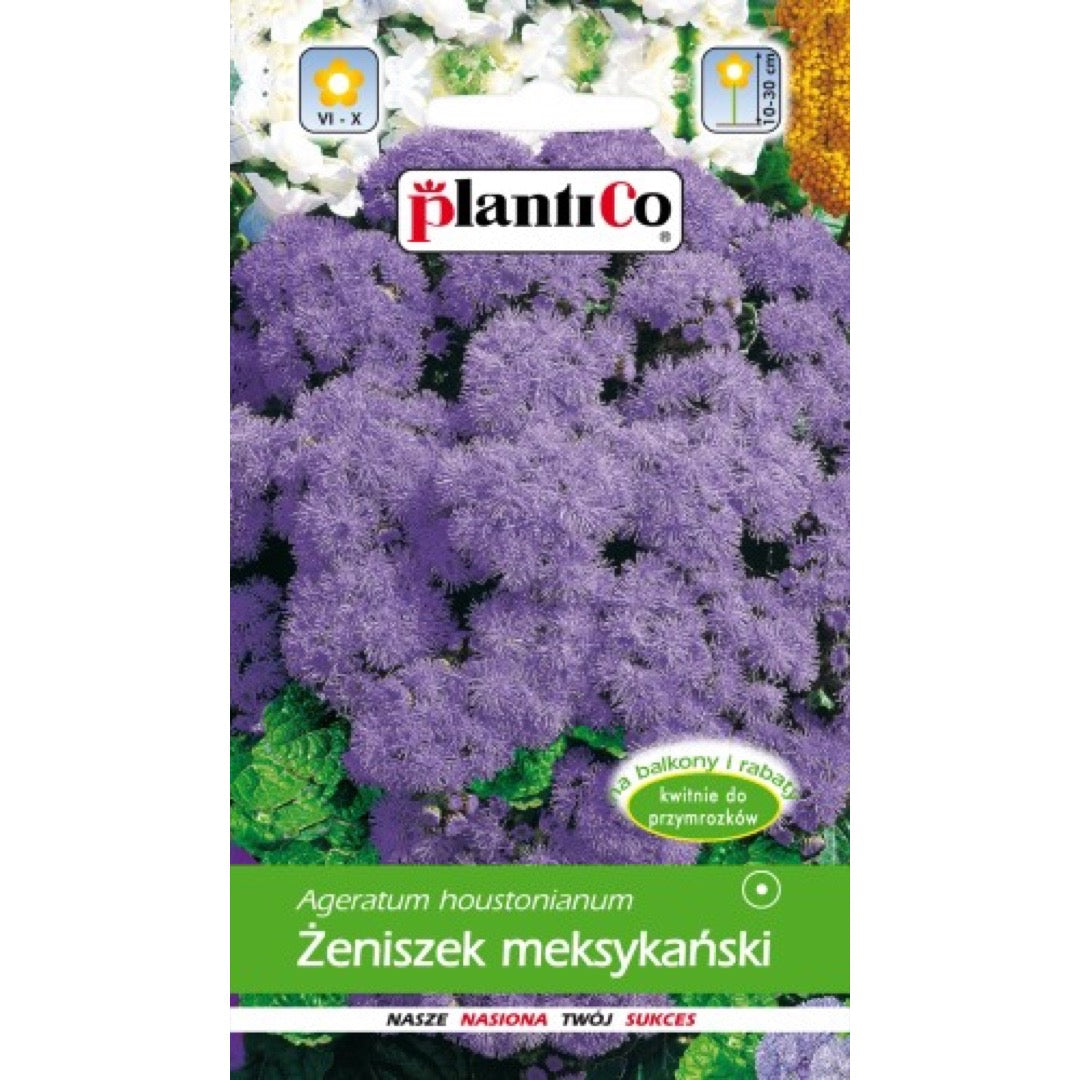 Opakowanie nasion: Żeniszek meksykański Tetra Blue Mink, PlantiCo