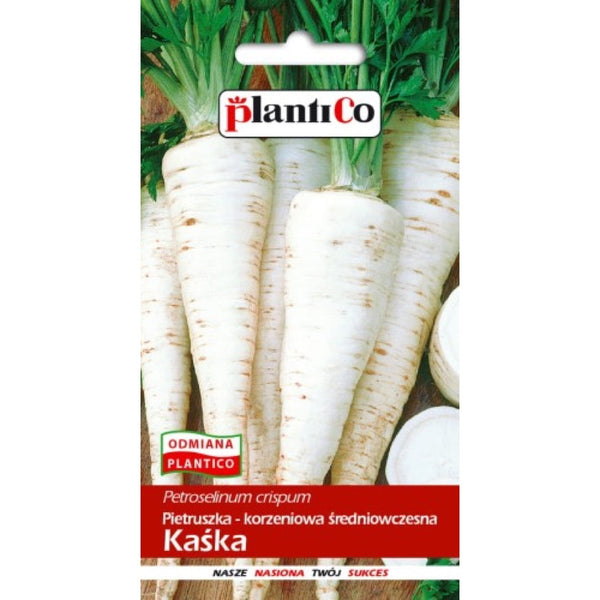 Opakowanie nasion: Pietruszka korzeniowa Kaśka, PlantiCo