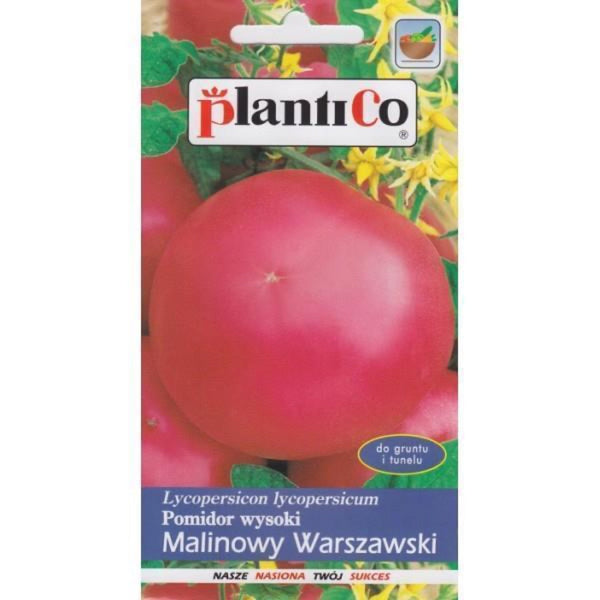 Pomidor malinowy Warszawski PlantiCo, nasiona warzyw, 10 g