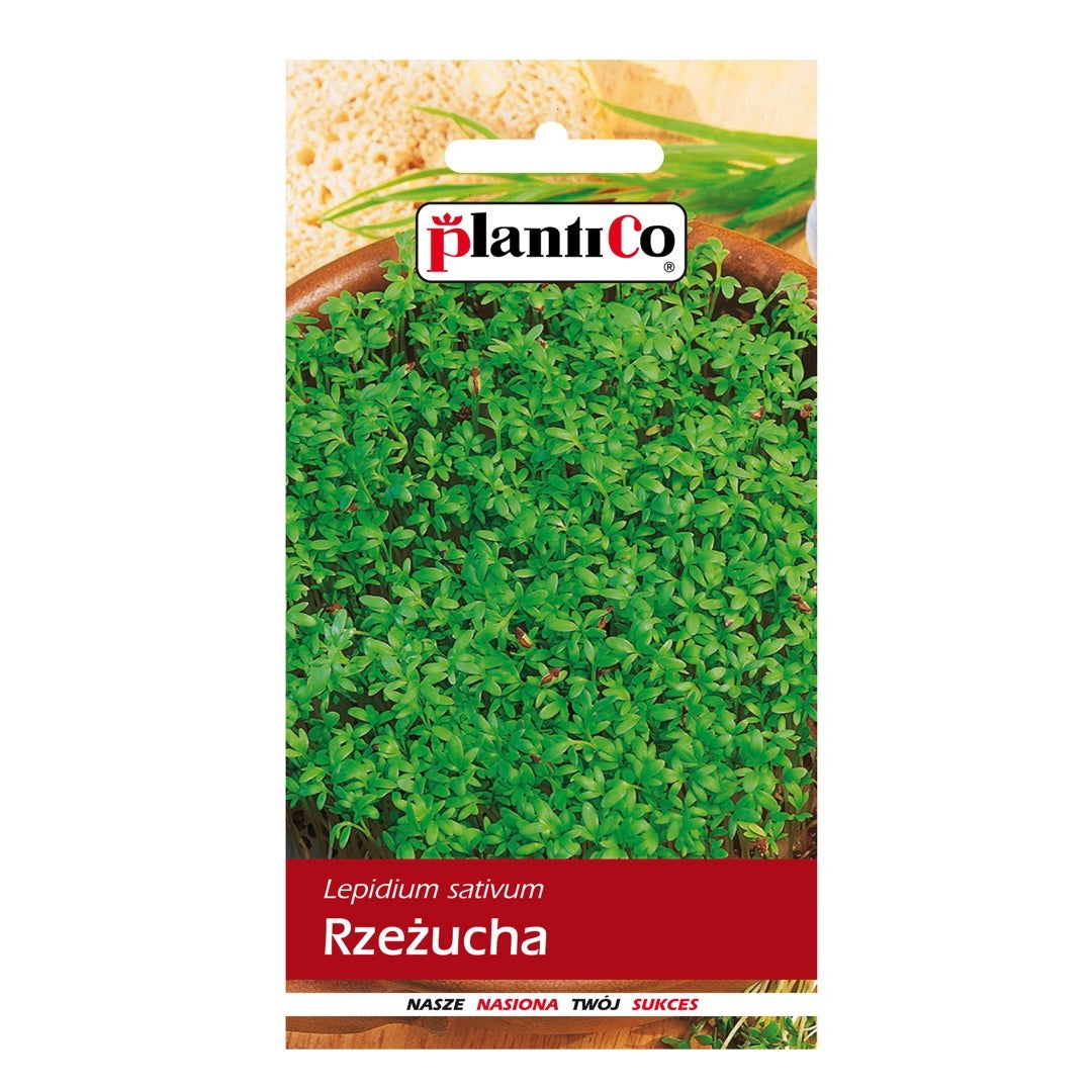 Rzeżucha ogrodowa PlantiCo, opakowanie nasion 10 g