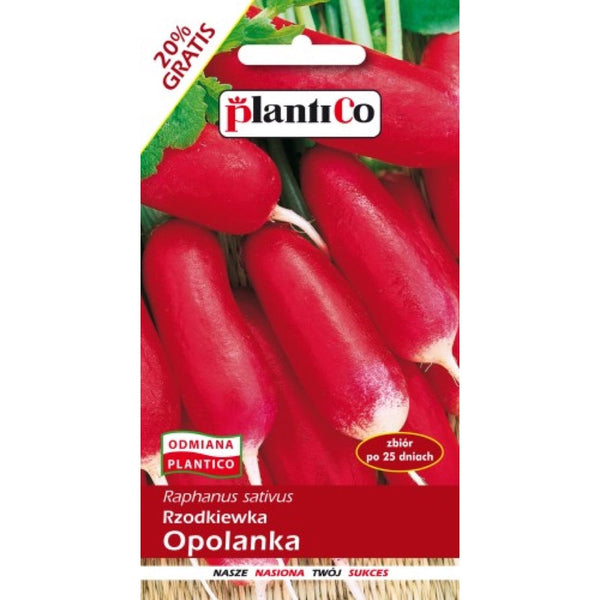 Opakowanie nasion: Rzodkiewka Opolanka, PlantiCo