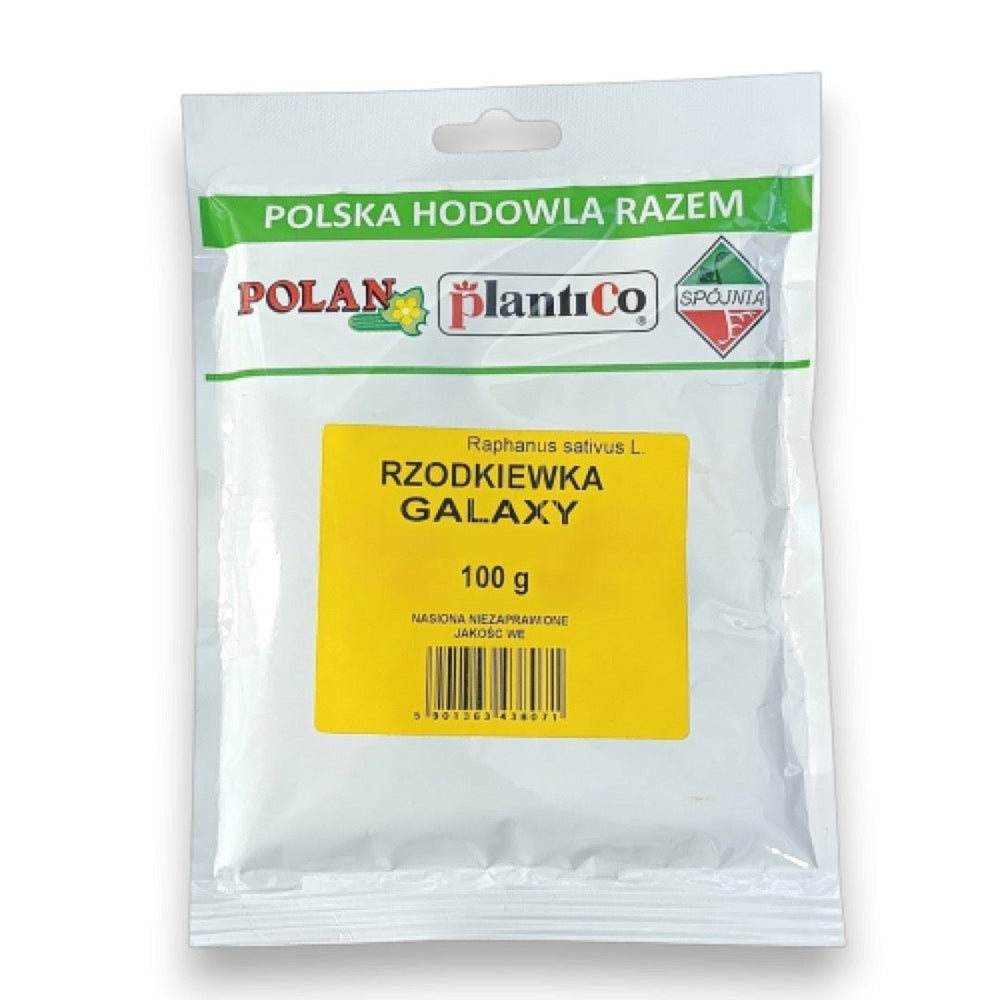 Opakowanie nasion: Rzodkiewka Galaxy, PlantiCo
