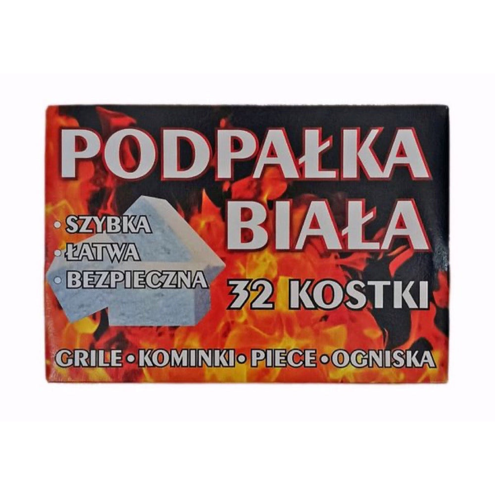 Podpałka stała do grilla, biała