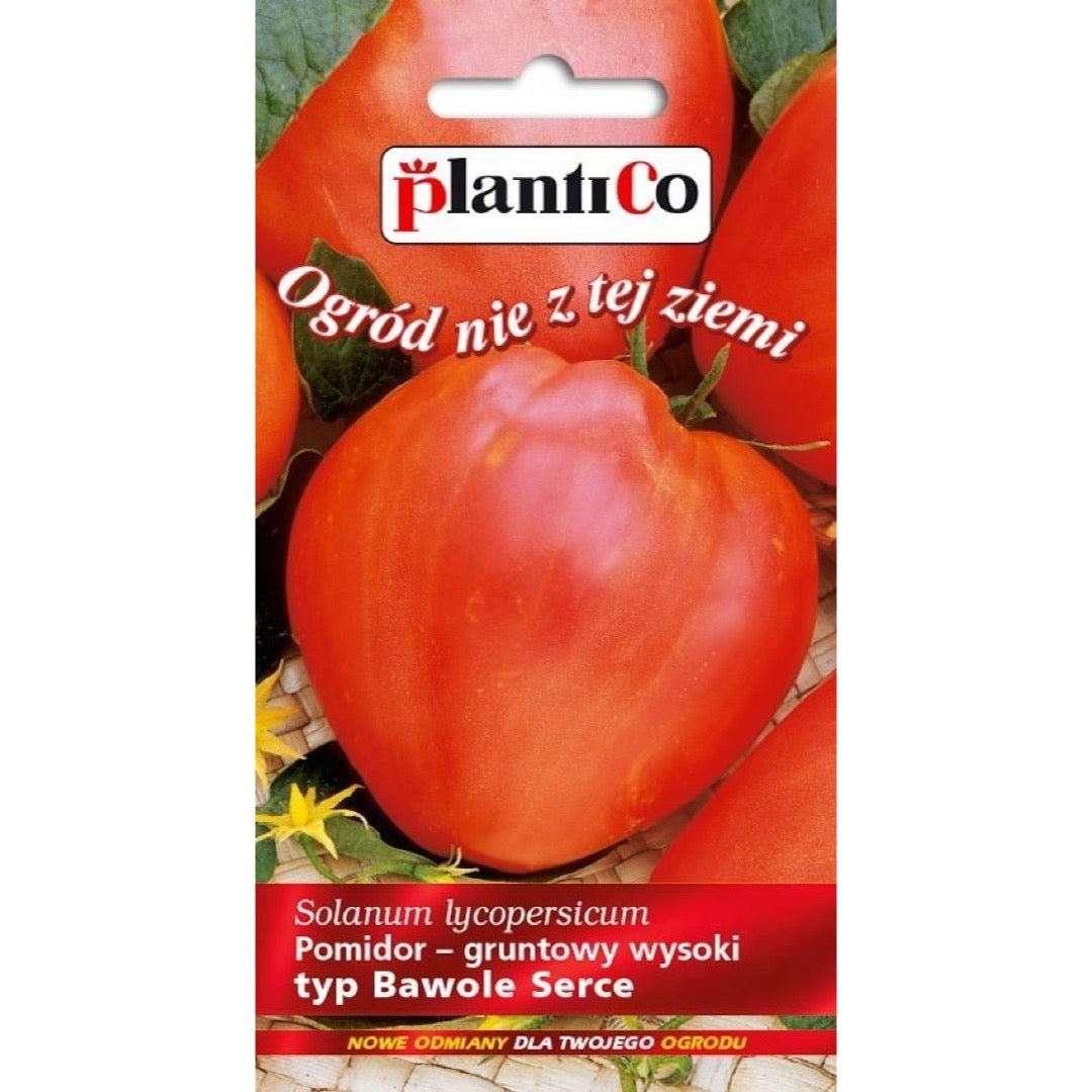 Pomidor gruntowy wysoki Oxheart bawole serce PlantiCo, opakowanie nasion 0,2 g