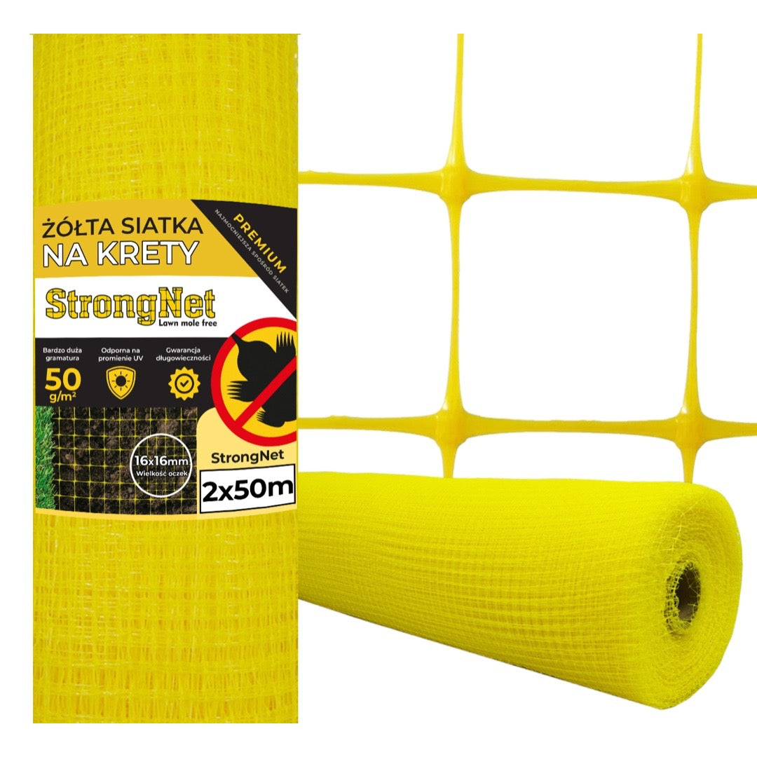 Siatka przeciw kretom 2 x 50 m, rolka