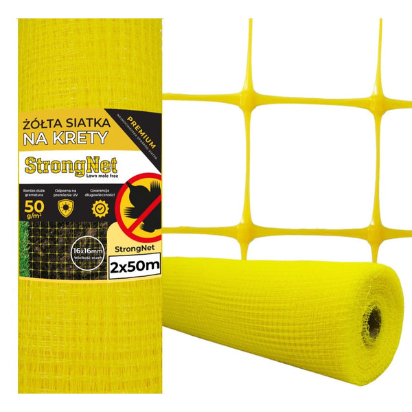 Siatka przeciw kretom 2 x 50 m, rolka