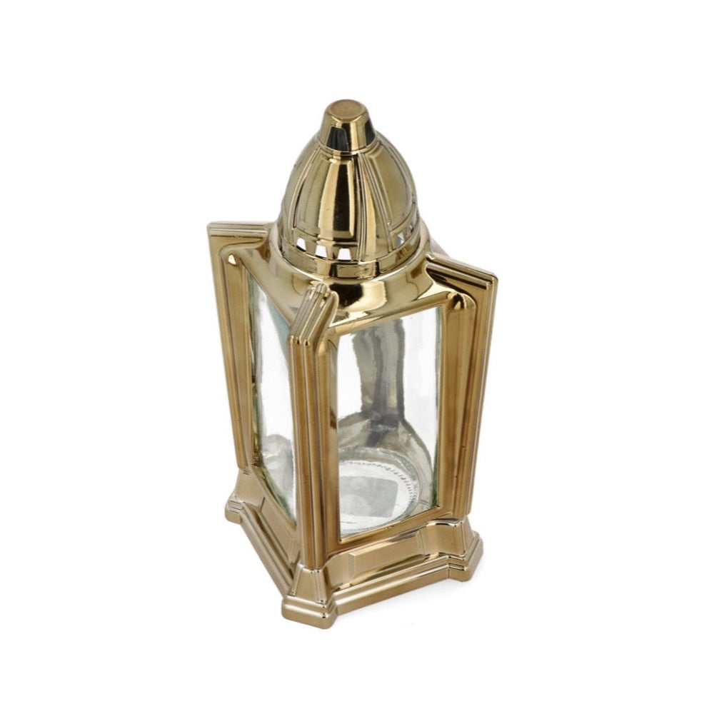 Znicz K-35, złoty lampion ze szkła