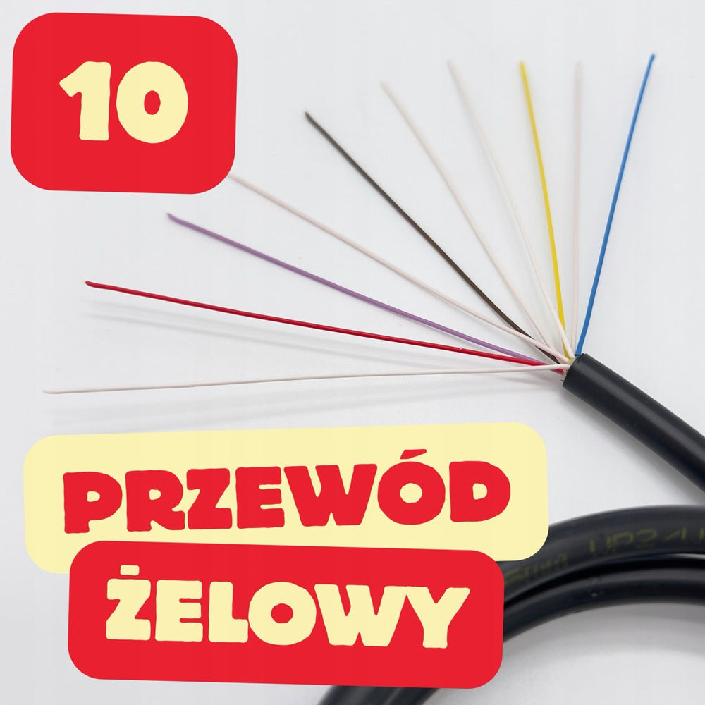 Przewód żelowy 10-żyłowy do elektrozaworów