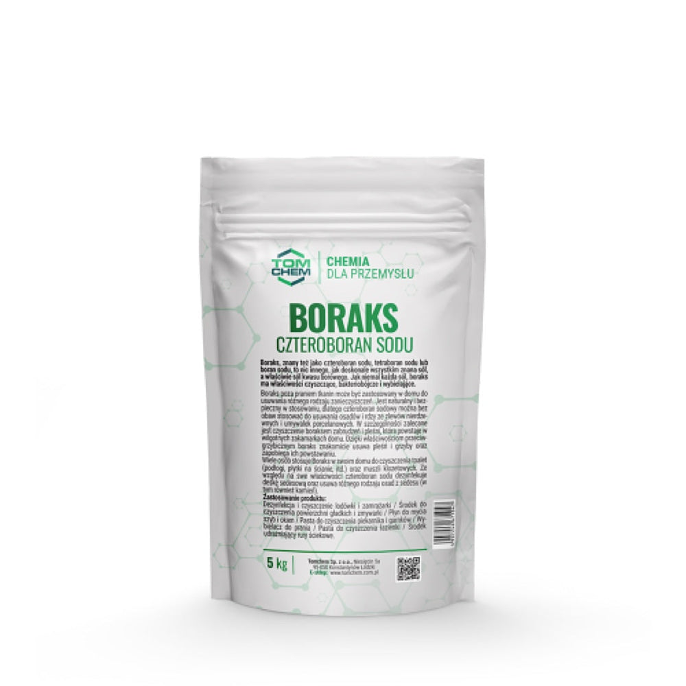 Czteroboran sodu pięciowodny (boraks), opakowanie 5 kg