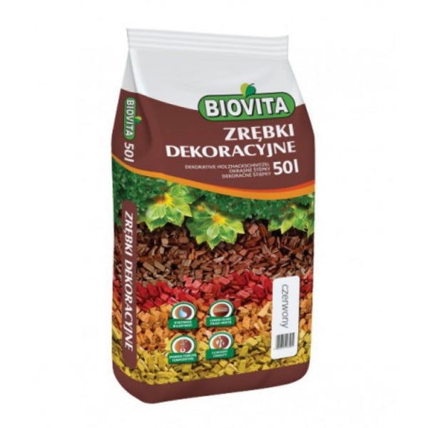 Zrębki drzewne (łupki drzewne) do ogrodu, worek 50 l