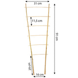 Drabinka bambusowa do roślin, wysokość 90 cm
