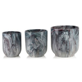 Donica ceramiczna Mondex Neva Marble, szara