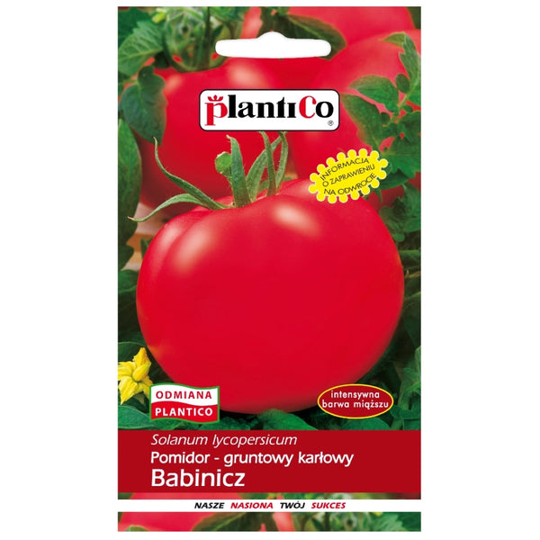Saszetka nasion pomidora gruntowego karłowego Babinicz PlantiCo, 1 g
