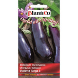 Saszetka nasion oberżyny Violetta Lunga PlantiCo, 1 g