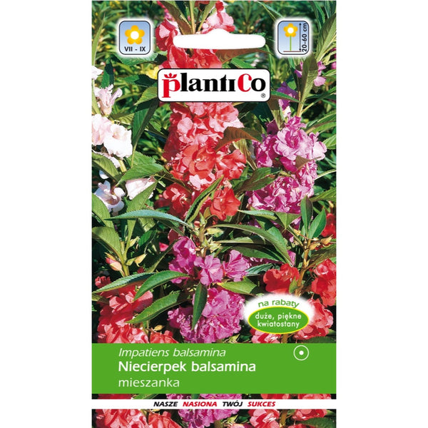 Saszetka nasion niecierpka balsaminy, mieszanka, PlantiCo, 1 g