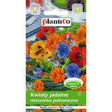 Saszetka nasion kwiatów jadalnych, mieszanka jednoroczna, PlantiCo, 4 g