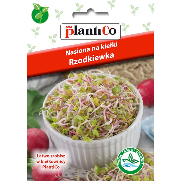 Saszetka nasion na kiełki rzodkiewka PlantiCo, 20 g