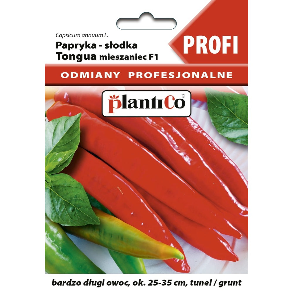 Saszetka nasion papryki słodkiej Tongua PlantiCo, 0,1 g