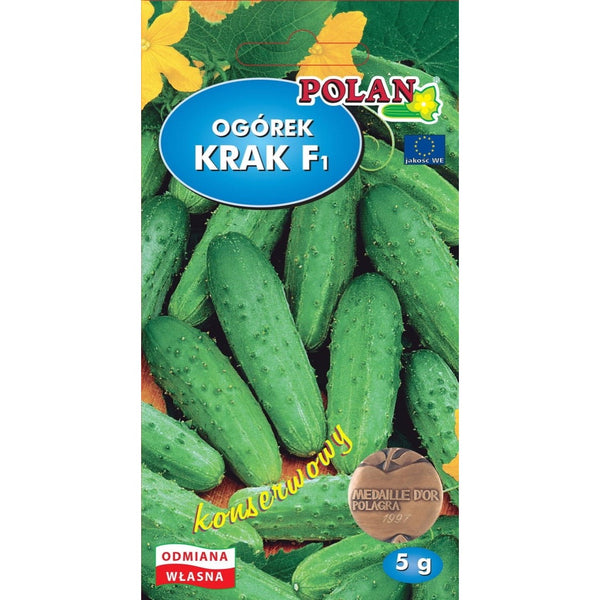 Saszetka nasion ogórka gruntowego Krak F1 (5 g na zdjęciu)